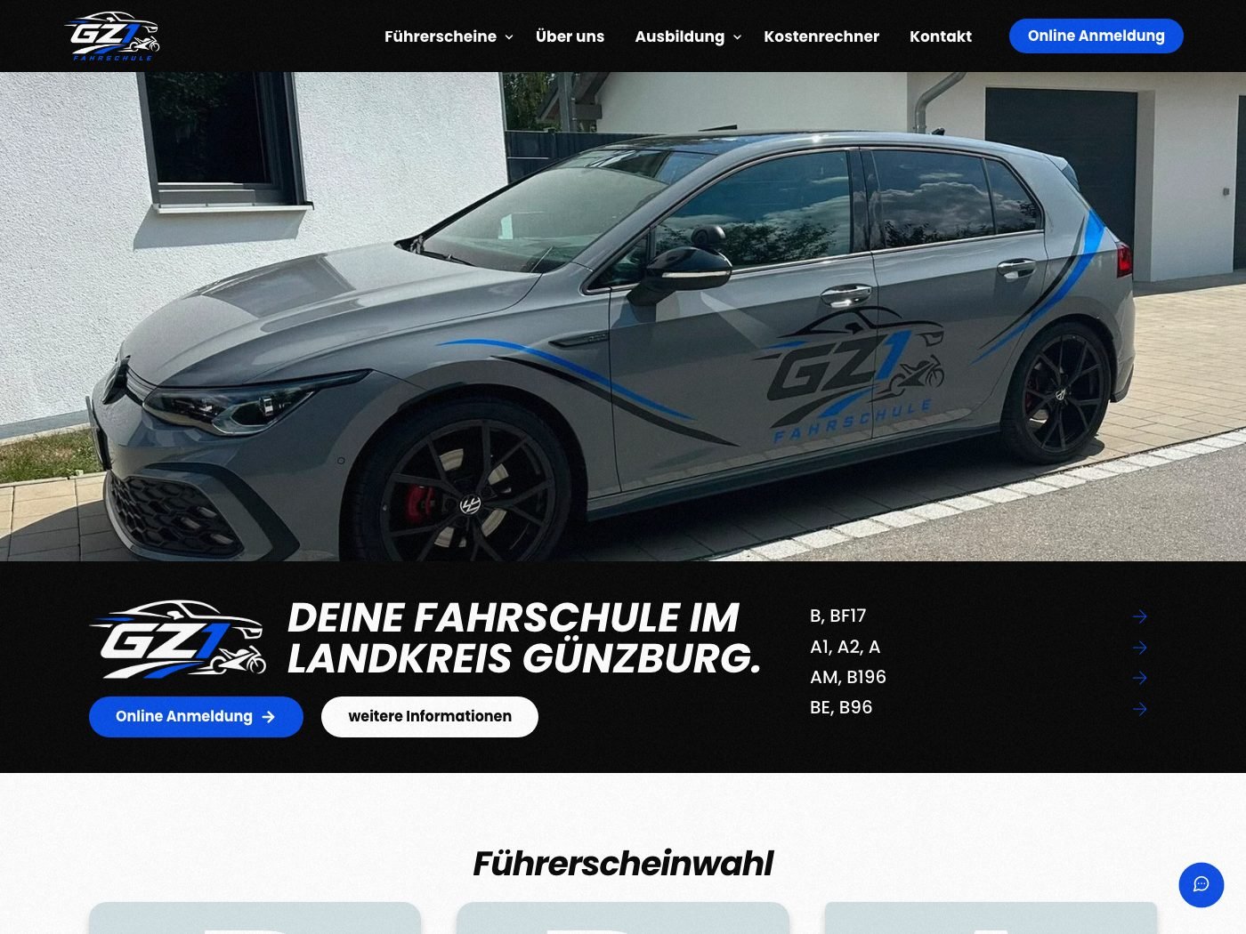 Vorschau des Projekts Fahrschule GZ1